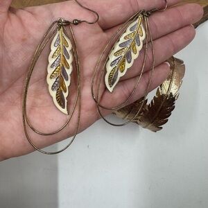 Vintage Leaf Jewelry Set